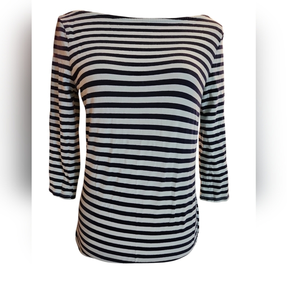 Merona Tops - Merona Nautical Boat Classic Preppy long sleeve tee size M